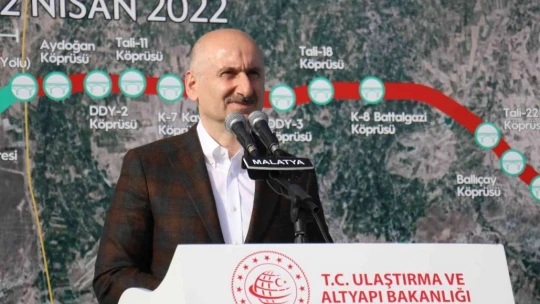 Malatya Kuzey Çevreyolu'nun 26 km'lik 1. kısmı hizmete açıldı