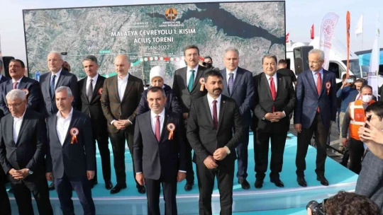 Malatya Kuzey Çevreyolu'nun 26 km'lik 1. kısmı hizmete açıldı