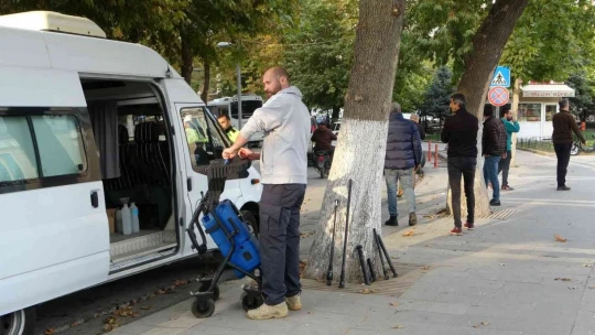Malatya'nın en işlek noktasında şüpheli çanta alarmı