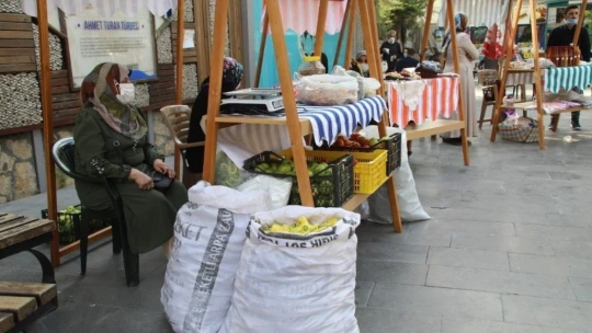 Malatya'nın ilk 'hanımeli pazarı' açıldı