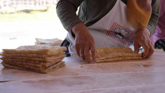 Malatya'nın tescilli dut pestili, ev hanımlarının geçim kaynağı oldu