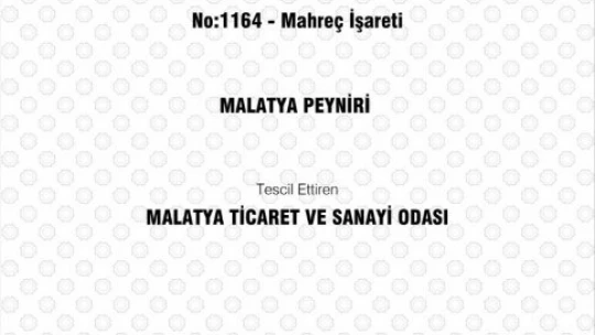 TSO, 'Malatya Peyniri'ne Coğrafi İşaret tescili aldı