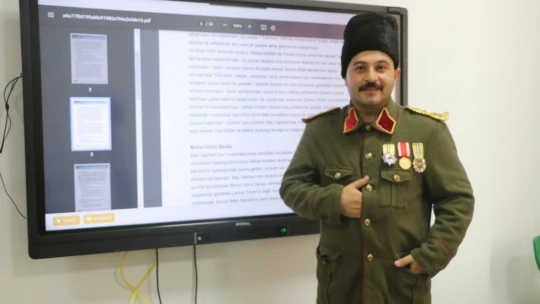 Malatyalı öğretmen, tarihi yaşatarak sevdiriyor