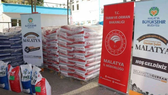 Malatyalı üreticilere yüzde 75 hibe destekli tohumluk dağıtıldı