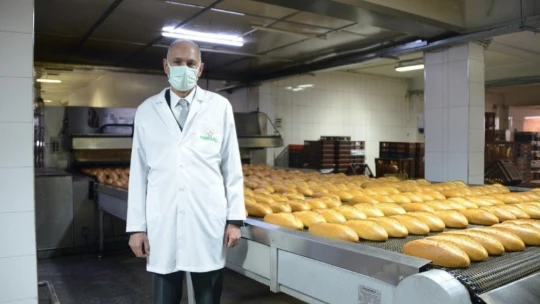 MEGSAŞ kısıtlama günlerinde de ekmek üretimine devam ediyor