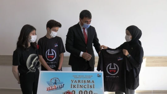 MHP'den Teknofest'de derece yapan öğrencilere ziyaret
