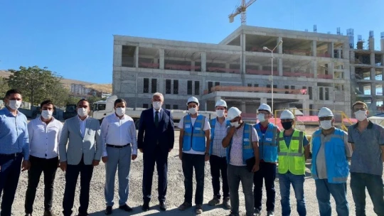 Milletvekili Kahtalı'dan Battalgazi Devlet Hastanesi inşaatında inceleme