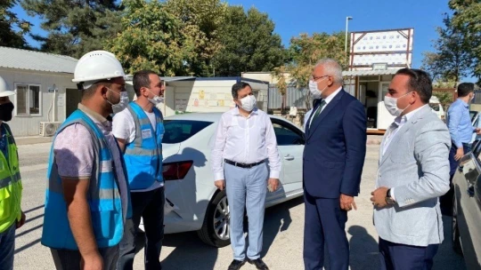 Milletvekili Kahtalı'dan Battalgazi Devlet Hastanesi inşaatında inceleme