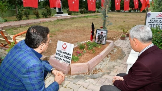 Milletvekili Tüfenkci ile Başkan Çınar'dan şehitlik ziyareti