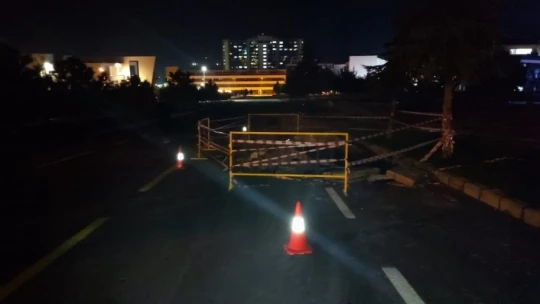 Moto kuryeler kaza kurbanı Berker için korna çaldı