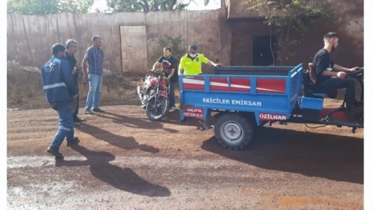 Motosiklet hırsızları kaza yapınca yakalandı