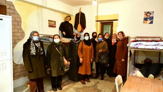 Muhtarların eşleri, Yeşilyurt'taki yatırım alanlarını inceledi