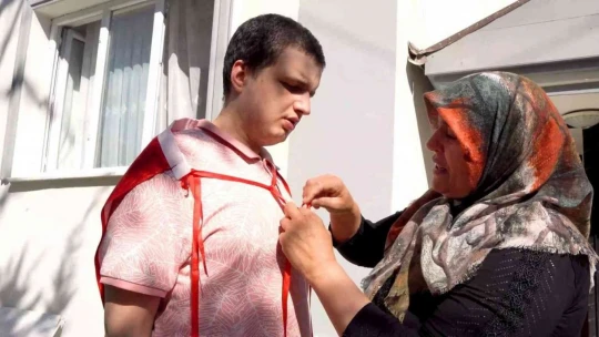 Muratcan'ın askerlik hayali gerçek oldu