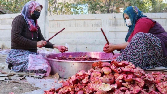 Nar ekşisi Malatyalı kadınların ek gelir kapısı oldu