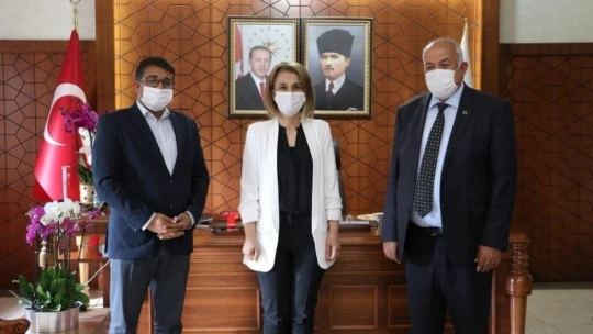 Nevşehir Valisi Becel'e Malatyalılardan hayırlı olsun ziyareti