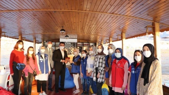 Önce temizlik sonra gemi turu