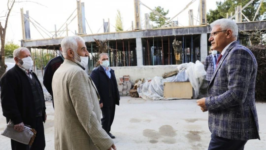 Orduzu gençlik merkezinde inşaat çalışmaları yeniden başladı