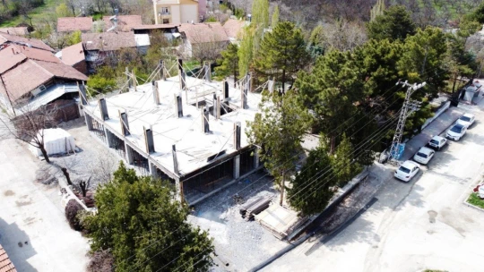 Orduzu gençlik merkezinde inşaat çalışmaları yeniden başladı