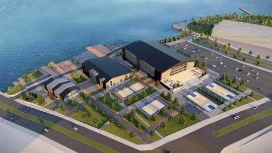 Orduzu Spor Kompleksi'nde çalışmalar devam ediyor