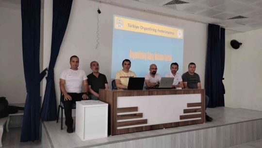 Oryantiring hakem kursu tamamlandı