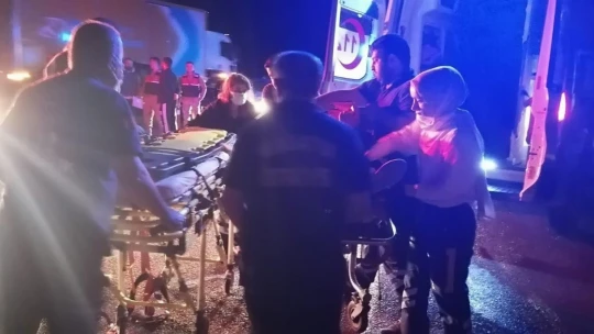 Otomobil ile cip çarpıştı