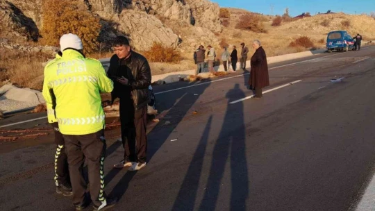 Otomobil sürüye daldı, 18 koyun telef oldu