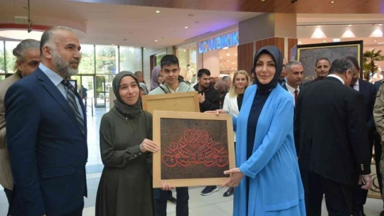 Özel öğrencilerin sergisine ilgi