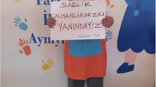 Özel sporculardan sağlık çalışanlarına destek
