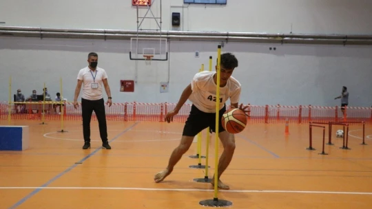 Özel yetenek sınavında zamanla yarıştılar