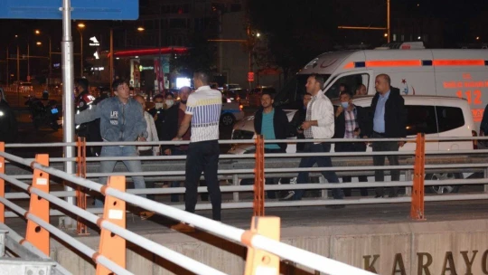 Polis merkezine gitmemek için intihara kalkıştı, biber gazı ile etkisiz hale getirildi