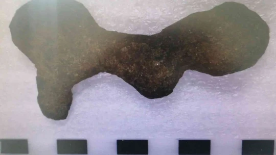 Polis uyuşturucu madde ararken tarihi eser buldu