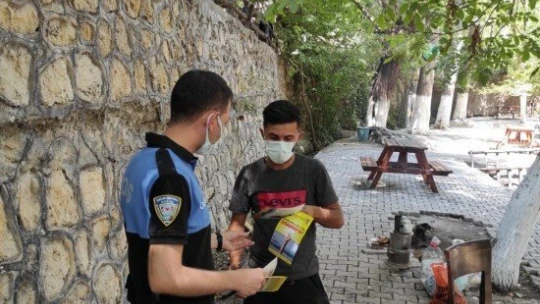 Polisten piknikçilere uyarı
