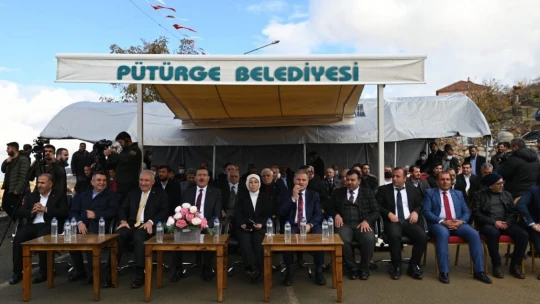 Pütürge'de 2 temel atıldı, 1 açılış gerçekleştirildi