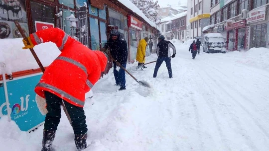 Pütürge'de karla mücadele sürüyor