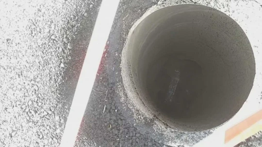 Rögara düşen genç yaralandı