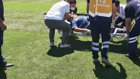 Sağlık personelinin imdadına ambulans helikopter yetişti