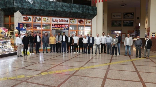 Samanlı, esnafın sorunlarını dinledi