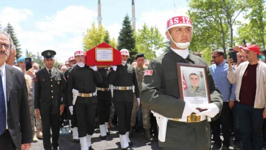 Şehit Celal Tekedereli memleketinde son yolculuğuna uğurlandı