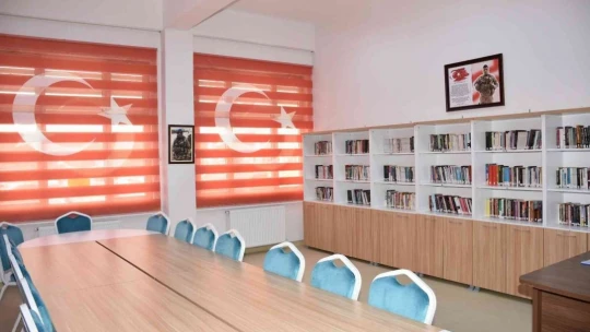 Şehit Mehmet Çelik adına kütüphane açıldı