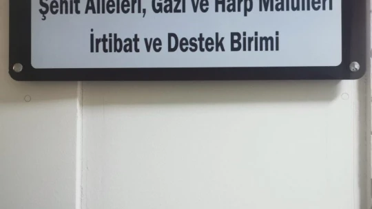 Şehit yakınları ve gaziler için hastanede VİP hizmet