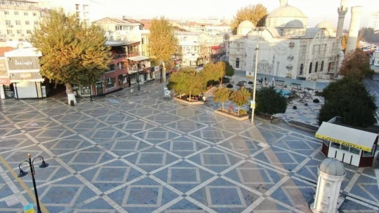 Sokağa çıkma kısıtlamasında droneli denetim