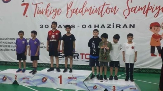 Sporcuların Türkiye Şampiyonası başarısı