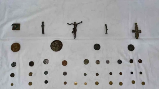 Tarihi sikkeler istihbaratla ele geçirildi