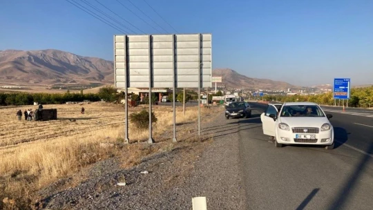 Tarlaya uçan araçtan burnu bile kanamadan çıktı