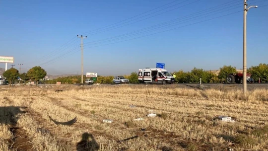 Tarlaya uçan araçtan burnu bile kanamadan çıktı