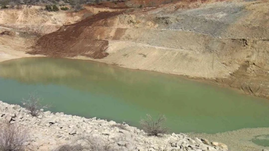 Taşbaşı Sulama Göleti'nin su tutma kapasitesi 2.5 kat arttı