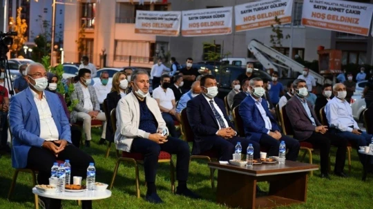 Tecde altın park törenle hizmete girdi