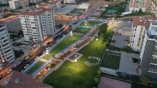 Tecde altın park törenle hizmete girdi