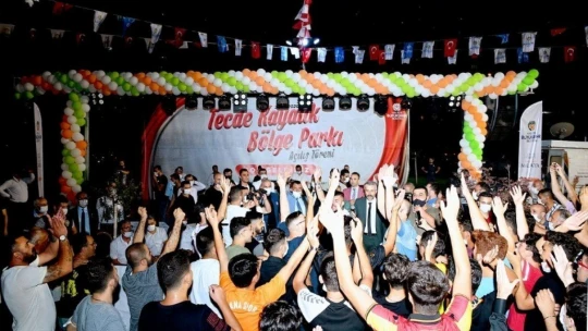 Tecde Kayalık Bölge Parkı törenle açıldı