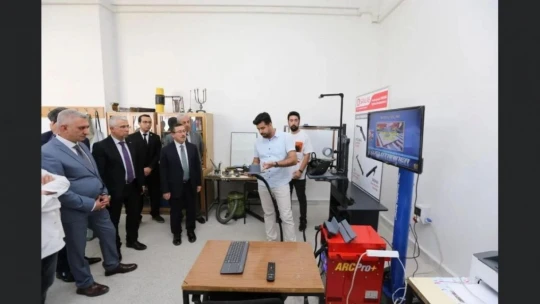Teknoloji laboratuvarı törenle hizmete açıldı